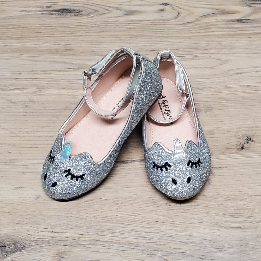 Self Esteem Unicorn Glitter Dress Shoes size 6